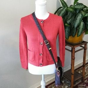 TALBOTS button front cardigan Size S petite